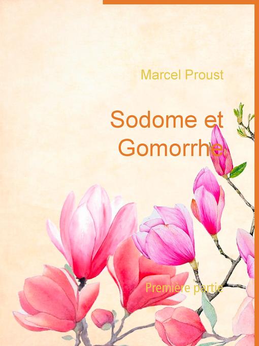 Title details for Sodome et Gomorrhe by Marcel Proust - Available